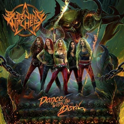 Produktbild von Burning Witches - Dance With The Devil (Reissue) (Transparent Green Coloured) (2 LP)