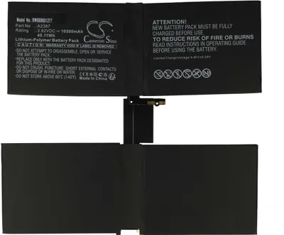 Produktbild von vhbw Akku kompatibel mit Apple iPad Pro 12.9 5. Gen 2021, 12.9 2021 Tablet Pad (10500 mAh, 3,82 V, Li-Polymer)