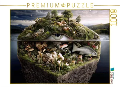 Produktbild von CALVENDO Puzzle Auge der Natur | 1000 Teile Lege-Größe 64x48cm Foto-Puzzle für glückliche Stunden