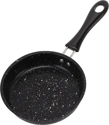 Produktbild von Bratpfanne aus Edelstahl, ergonomischer Griff, schnelle, gleichmäßige Wärmeleitung, Antihaft-Kochpfanne für Speck, Steak, Zwiebeln