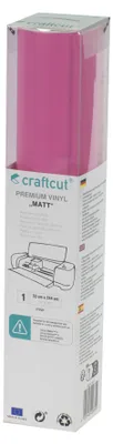 Produktbild von craftcut Premim Vinyl matt- 33 x 244 cm - Pink