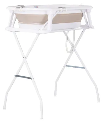 Produktbild von CHIPOLINO Badewanne mit Matte und Stä nder Malibu Beige