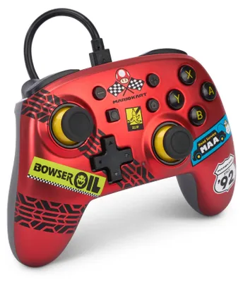 Obrázok produktu pre PowerA NSGP0124-01, Gamepad, Nintendo Switch, Analógový, Kábel, USB, Micro-USB