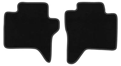 Produktbild von Velours-Fußmatten Hinten für Mitsubishi Pajero IV 2006-2018 (Langversion) – 2-tlg, Schwarz, passgenau – Wielganizator LUX