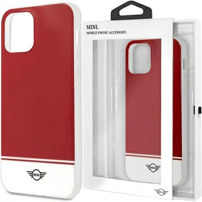 Obrázek produktu pro Mini Mihcp12Lpcubire Iphone 12 Pro Max 6,7 Červené tvrdé pouzdro Stripe Collection