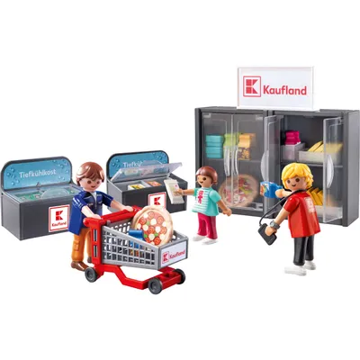 Produktbild von PLAYMOBIL Kaufland Kühlabteilung 71897