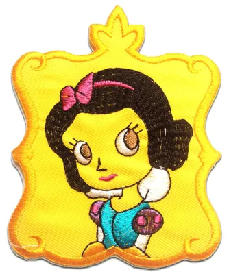Produktbild von Schneewittchen - Aufnäher, Bügelbild, Aufbügler, Applikationen, Patches, Flicken, Zum Aufbügeln, Größe: 8.2 x 10.3 cm