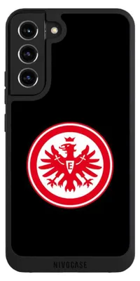 Produktbild von NIVOCASE Handyhülle für Samsung Galaxy S22+  Hülle NIVOpure Case Schwarz Adler Eintracht Frankfurt SGE