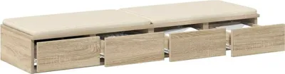 Obrázok produktu pre Zásuvky pod posteľ so zásuvkou Sonoma dub 120 x 36,5 x 16,5 cm