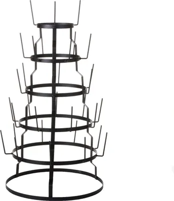 Image de Mica Decorations Etagère 0 - 44x44x76 cm - Métal - Noir