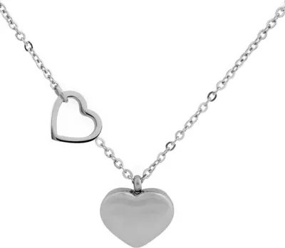 Immagine prodotto di Collana romantica in acciaio Inlove argento