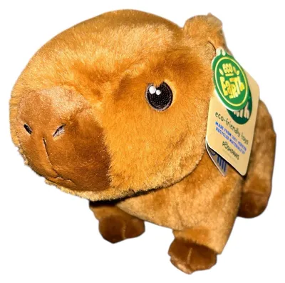 Produktbild von Play by Play Plüschtier Capybara mit Welpe, 30 cm, Kuscheltier Plüschtier, braun