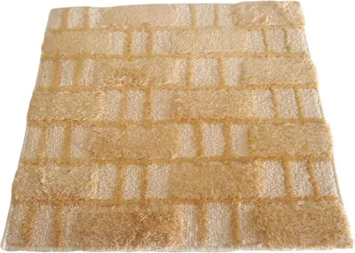 Produktbild von Sanwood WC Vorleger Toilettenvorleger Badematte Bad Teppich 60x60cm Dalia Sand