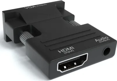 Produktbild von HDMI zu VGA Adapter HDTV 1080p Konverter Audio & Videokabel für PC, Laptop