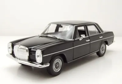 Produktbild von Welly 24091SW Mercedes 220 Strichacht /8 W114 1968 schwarz 1:24