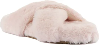 Produktbild von Toms Susie Frauen Kunstfell Kreuz Quer Pantoffeln Rosa – 8 Großbritannien - 42 EU - 10 US / Rosa