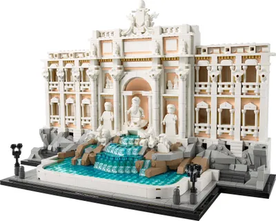 Produktbild von LEGO Architecture Trevi-Brunnen - Modell eines Wahrzeichens von Rom mit Minifiguren Skulpturen - Sammlerstück für das Büro und Wohnzimmer - Geschenk für Erwachsene und Architekturliebhaber 21062