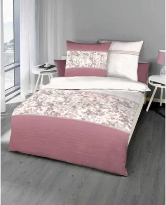 Produktbild von Kaeppel Mako Satin Bettwäsche Punkte Nuance 155x220 cm Karmin
