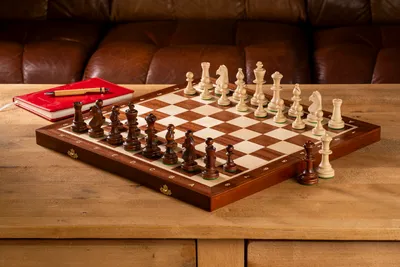 Produktbild von Turnierschachspiel Nr. 4 Inlay mit zusätzlichen Damen