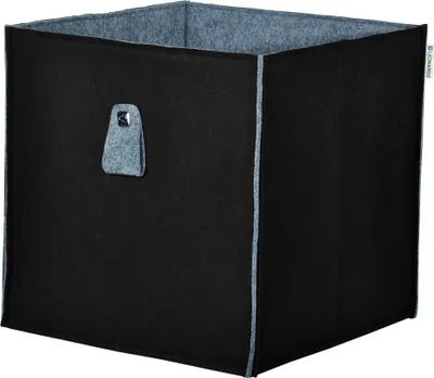 Produktbild von Atlanta - Filzbox, Aufbewahrungsbox, Regaleinsatz 34x34x34cm, faltbar, aqua