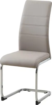 Produktbild von Schwingstuhl SallyC PolyurethanFreischwinger Esszimmerstuhl Kunstleder Cappuccino