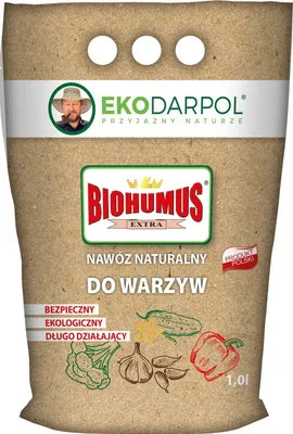Zdjęcie produktu dla Ekodarpol BIOHUMUS EXTRA DO WARZYW - Nawóz sypki 1L