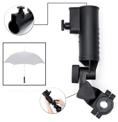 Produktbild von Universelle Sonnenschirmhalterung für Rollstühle und Gehhilfen