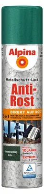 Produktbild von Alpina Sprühmetallschutz-Lack Hammerschlag 400 ml grün