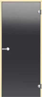 Produktbild von Saunatür Harvia Frame – Zitterpappel / Graues Glas / 70 x 190