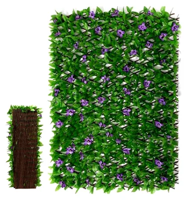 Produktbild von Künstlicher Efeu-Zaun als Sichtschutz für Garten, Balkon und Außenbereich