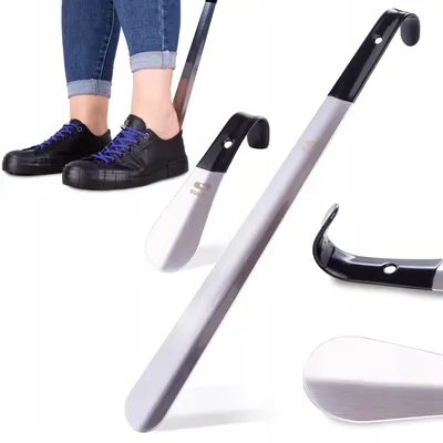 Produktbild von Sulpo Schuhanzieher Set 42 cm und 15 cm Silber Metall