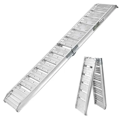 Produktbild von TRUTZHOLM 1x Alu Auffahrrampe 181 cm Traglast 200 kg klappbar rutschfest Motorradrampe Verladerampe
