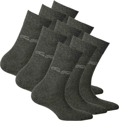 Produktbild von TOM TAILOR 9er Pack Damen Socken - Basic, einfarbig Grau 39-42