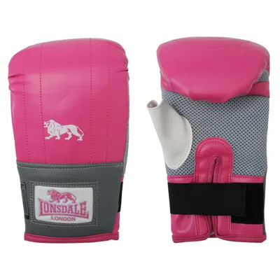 Produktbild von LONSDALE Jab-Trainingshandschuhe Rosa und Grau L/XL
