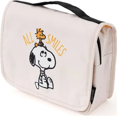 Obrázok produktu pre Cestovná kozmetická taška Snoopy, s háčikom, s priehradkami, pre deti