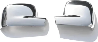 Image de Coques de rétroviseurs Couverture de rétroviseur pour VW Transporter T5 2003-2010 RHD Chrome ABS