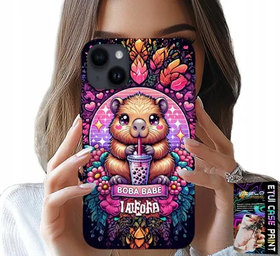 Immagine prodotto di Custodia Per Iphone 13 - Dolce Capibara Con Sceicco, Super Design