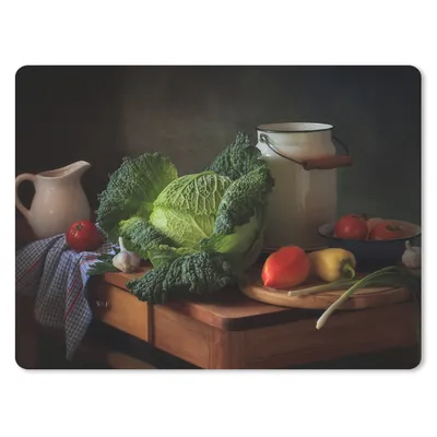 Produktbild von MuchoWow® Mauspad Mousepad Stilleben - Gemüse - Farben 23x19 cm - Mousepads - Maus Mat - Pad - Mausunterlage - Schreibtischunterlage - Mauspad