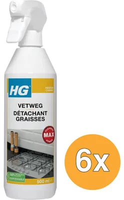 Immagine prodotto di 6 flaconi di HG Vetweg (500 ml)