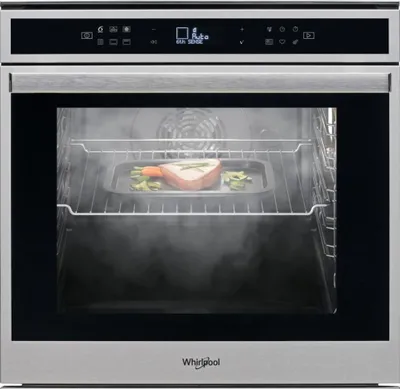 Image de Four intégrable multifonction 73l 60cm pyrolyse inox - Whirlpool - W64PS1OM4P -