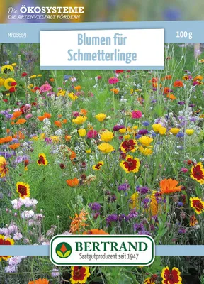 Produktbild von Blumenwiese Blumen für Schmetterlinge (100 g) | Blumensamen von Bertrand
