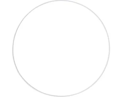 Produktbild von Metallringe beschichtet, 25cm ø, weiß