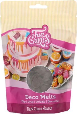 Produktbild von FunCakes Deco Melts Dunkle Schokolade - Geschmack 250 g