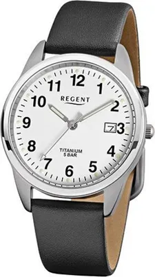Produktbild von Regent Herrenarmbanduhr Titan F685
