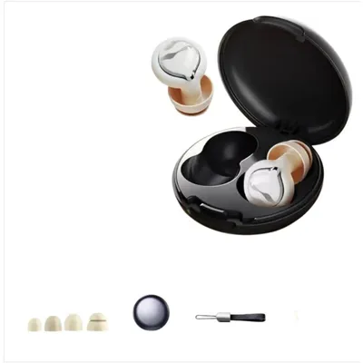 Produktbild von INF Set mit extrem starken, gefilterten Silikon-Ohrstöpseln – wasserdicht und geräuschreduzierend für Schlaf, Lernen und Reisen Beige