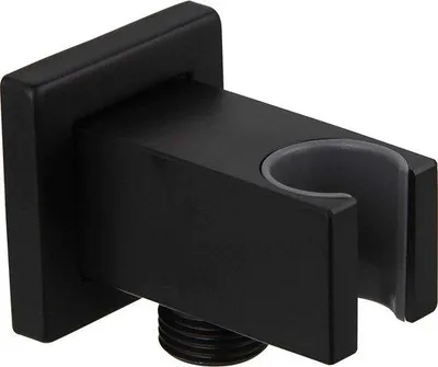 Produktbild von Schwarze Messing-Handdouche Halterung 1/2" Bad
