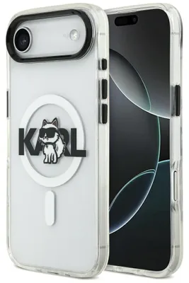 Produktbild von Etui Karl Lagerfeld Iml Choupette Sketch Logo Magsafe Na Iphone Air - Przezroczyste