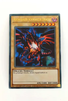 Produktbild von Yu-Gi-Oh! Rotäugiger Schwarzer Drache- LC01-DE006 - Limitierte Auflage - Ultra Rare