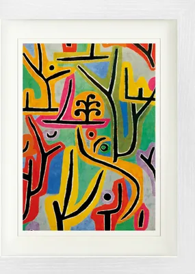 Produktbild von Paul Klee Gerahmtes Bild Mit Edlem Passepartout | Wand-Bilder | Im Bilderrahmen - Park Bei Lu, 1938 (40 x 30 cm)