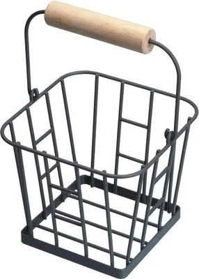 Obrázek produktu pro Vajíčkový držák s drátky – šedý – do kuchyně